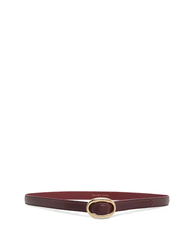 Gerard Darel Women's Sofia Leather Belt In Redwine