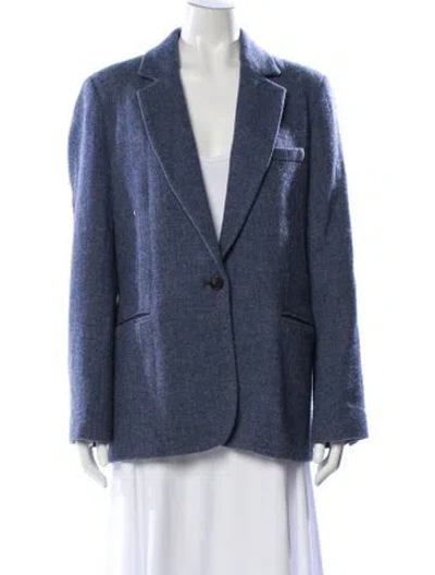 Pre-owned Gerard Darel Wool Blazer In Blue