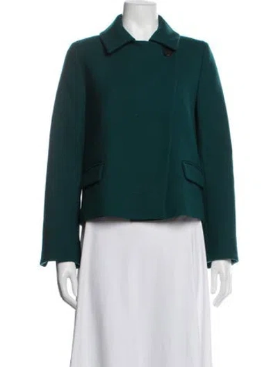 Pre-owned Gerard Darel Wool Blazer In Green
