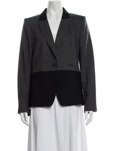 Pre-owned Gerard Darel Wool Blazer In Grey