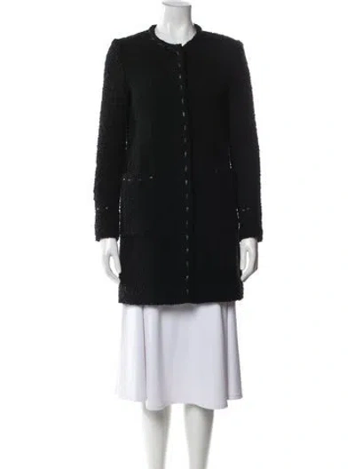 Pre-owned Gerard Darel Wool Coat In Black