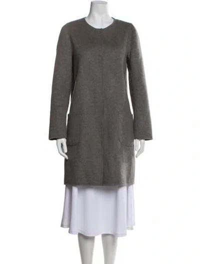 Pre-owned Gerard Darel Wool Coat In Gray