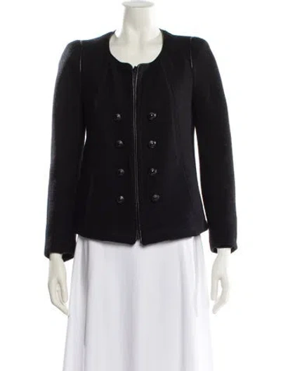 Pre-owned Gerard Darel Wool Evening Jacket In Black