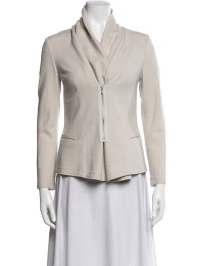 Pre-owned Gerard Darel Wool Jacket In Neutral