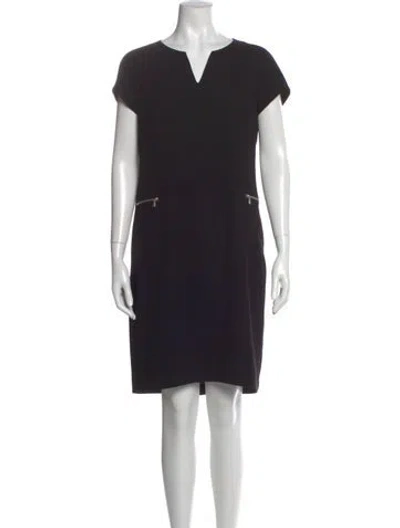 Pre-owned Gerard Darel Wool Knee-length Dress In Black
