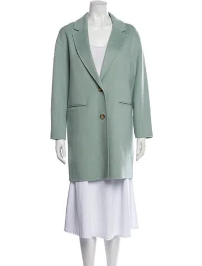Pre-owned Gerard Darel Wool Peacoat In Green