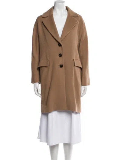 Pre-owned Gerard Darel Wool Trench Coat In Brown