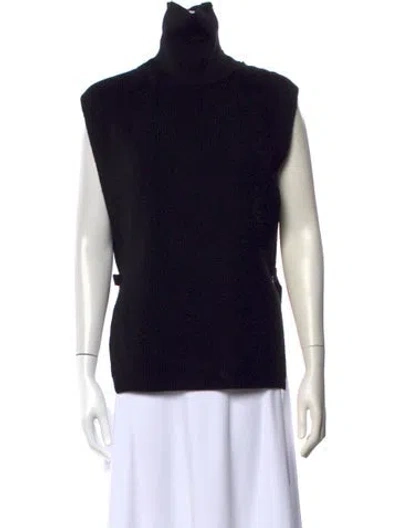 Pre-owned Gerard Darel Wool Turtleneck Sweater In Black