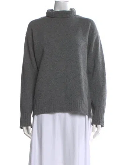 Pre-owned Gerard Darel Wool Turtleneck Sweater In Gray