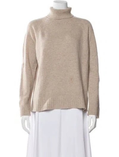 Pre-owned Gerard Darel Wool Turtleneck Sweater In Neutral