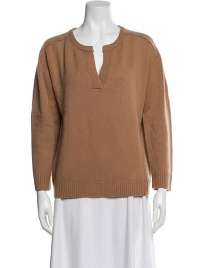 Pre-owned Gerard Darel Wool V-neck Sweater In Neutral