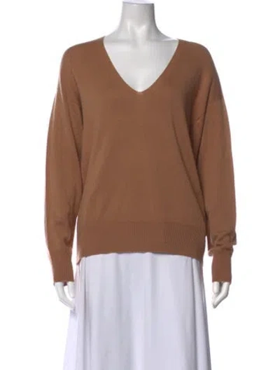 Pre-owned Gerard Darel Wool V-neck Sweater In Pink