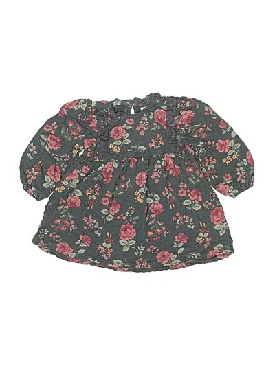 Pre-owned Gerber Kids' 3/4 Sleeve Blouse In Green