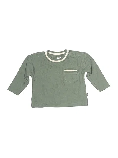 Pre-owned Gerber Babies' 3/4 Sleeve T-shirt In Green
