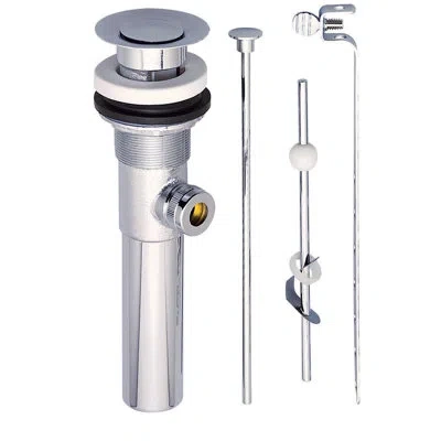 Gerber Accessories 1.25" Pop-up Bathroom Sink Drain With Overflow In Chrome