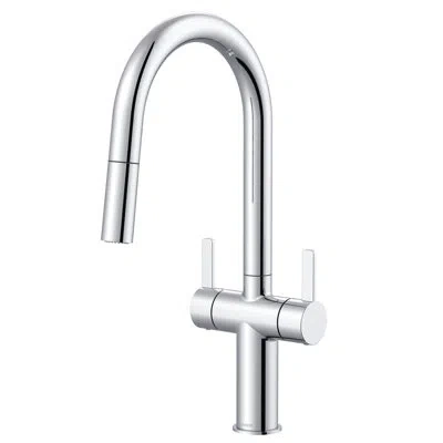 Gerber Amalfi 2-handle Pull Down Sprayer Kitchen Faucet In Chrome