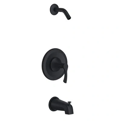 Gerber Antioch Tub And Shower Faucet In Black