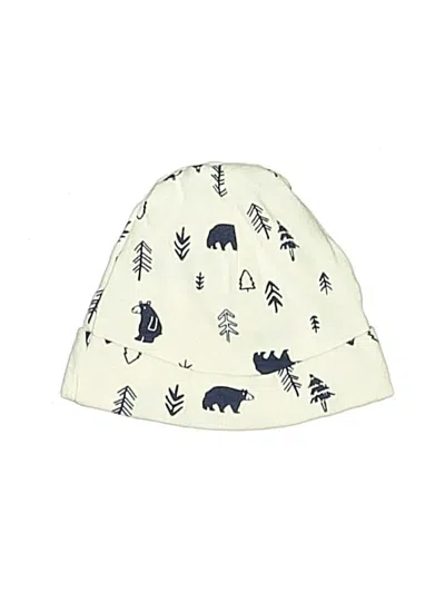 Pre-owned Gerber Babies' Beanie Hat In Ivory