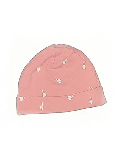 Pre-owned Gerber Babies' Beanie Hat In Pink