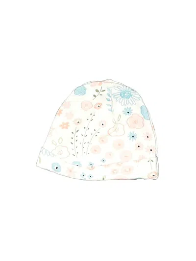 Pre-owned Gerber Babies' Beanie Hat In White