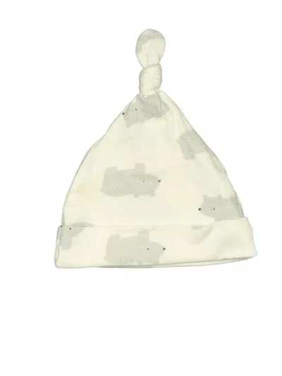 Pre-owned Gerber Babies' Beanie Hat In White