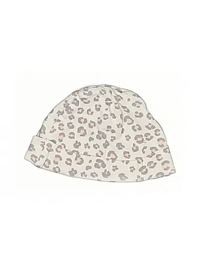 Pre-owned Gerber Babies' Beanie Hat In White