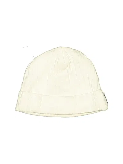 Pre-owned Gerber Babies' Beanie Hat In White