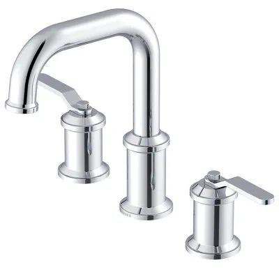 Gerber Kinzie 8 In. Widespread 2-handle Bathroom Faucet With Metal Touch Down Drain In Chrome