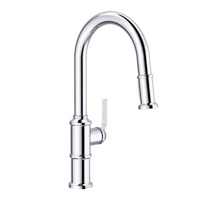 Gerber Kinzie Single Handle Pull Down Sprayer Kitchen Faucet In Chrome