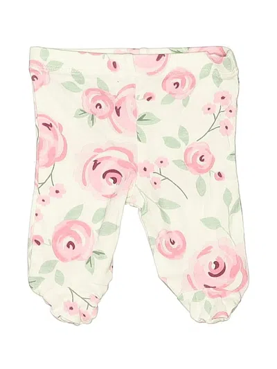 Pre-owned Gerber Babies' Leggings In White