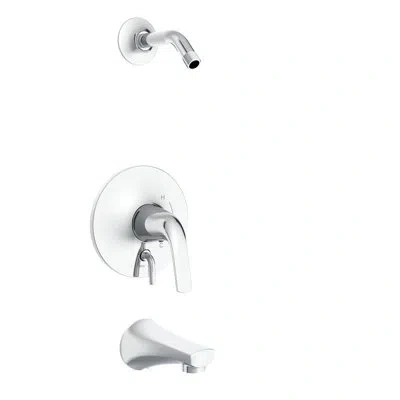 Gerber Lemora Tub And Shower Faucet In Chrome