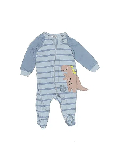 Pre-owned Gerber Babies' Long Sleeve Onesie In Blue