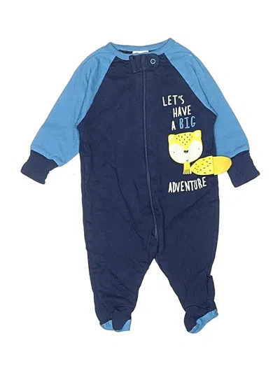 Pre-owned Gerber Babies' Long Sleeve Onesie In Blue