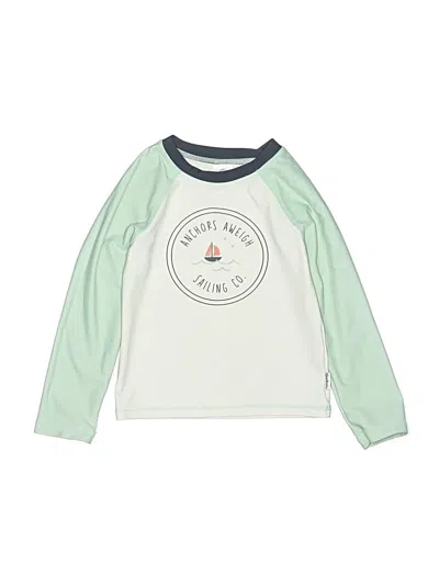 Pre-owned Gerber Kids' Long Sleeve Top Green Tops