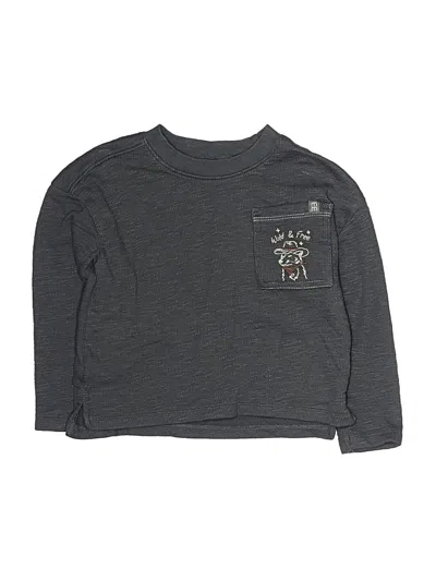 Pre-owned Gerber Kids' Long Sleeve T-shirt In Gray