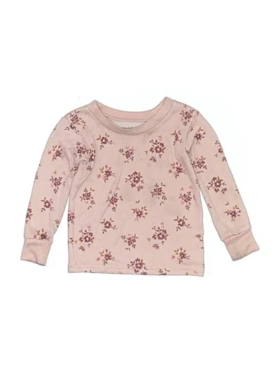 Pre-owned Gerber Kids' Long Sleeve T-shirt In Pink
