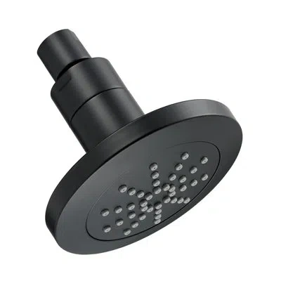 Gerber Mono Chic Full/standard Fixed Shower Head In Satin Black