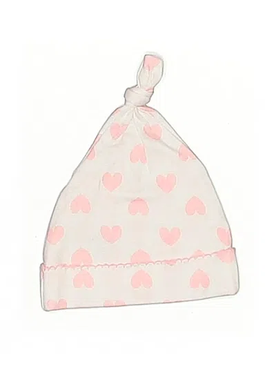 Pre-owned Gerber Organic Babies' Beanie Hat In White