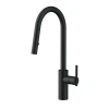 Gerber Parma Café Single Handle Pull-down Kitchen Faucet In Satin Black