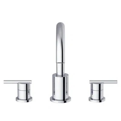 Gerber Parma Double Handle Desk Mounted Roman Tub Faucet Trim In Chrome