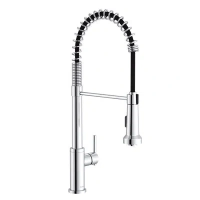Gerber Parma Pre-rinse Single Handle Spring Pull-down Kitchen Faucet In Chrome