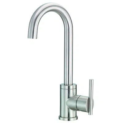 Gerber Parma Single Handle Bar Faucet In Stainless Steel