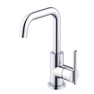 Gerber Parma Single Handle Single Hole Bathroom Faucet With Metal Touch Down Drain Included In Chrome