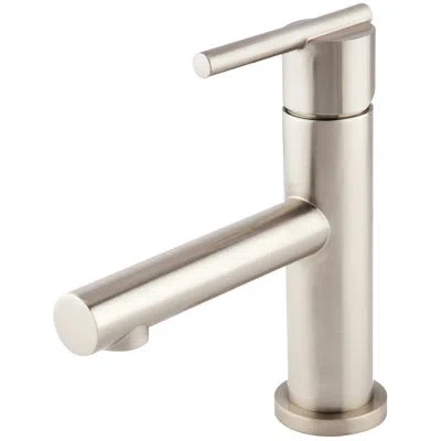 Gerber Parma Single Hole Bathroom Faucet With Drain Assembly In Brushed Nickel