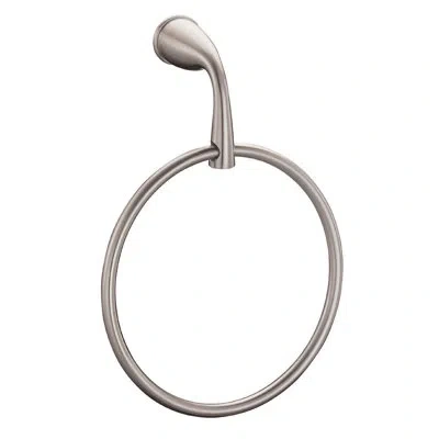 Gerber Plymouth Wall Mounted Towel Ring In Brushed Nickel