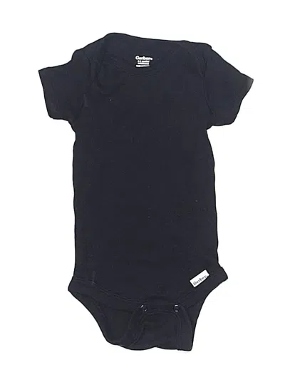 Pre-owned Gerber Babies' Short Sleeve Onesie In Black