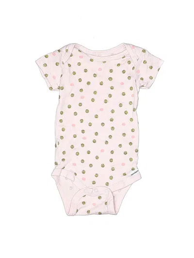 Pre-owned Gerber Babies' Short Sleeve Onesie In Gold