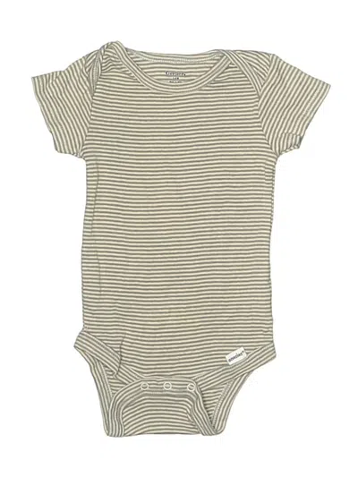 Pre-owned Gerber Babies' Short Sleeve Onesie In Gold