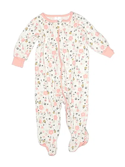 Pre-owned Gerber Babies' Short Sleeve Onesie In Ivory