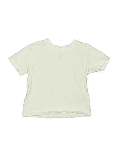 Pre-owned Gerber Kids' Short Sleeve T-shirt In White